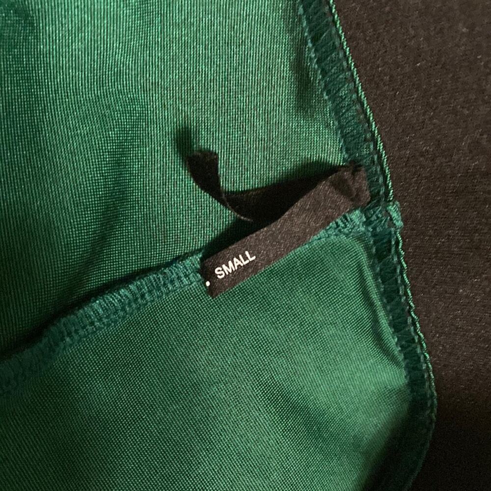 NWOT KORAL Women's Green Amber Shantung Leggings Size SMALL - Picture 8 of 8